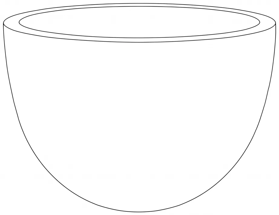 Cup Planter technical drawing