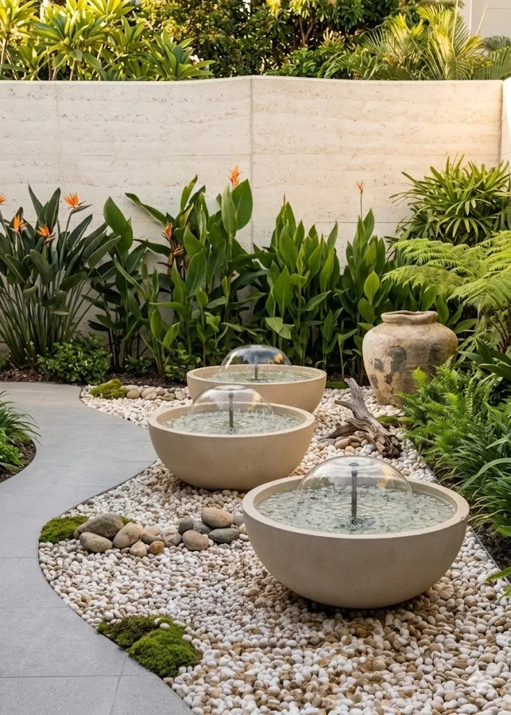 Fountain Bowl — Water Features cast stone by Artemis